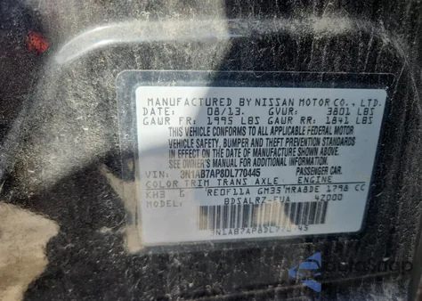 2013 Nissan Sentra S из США, поврежденный, VIN 3N1AB7AP8DL770445